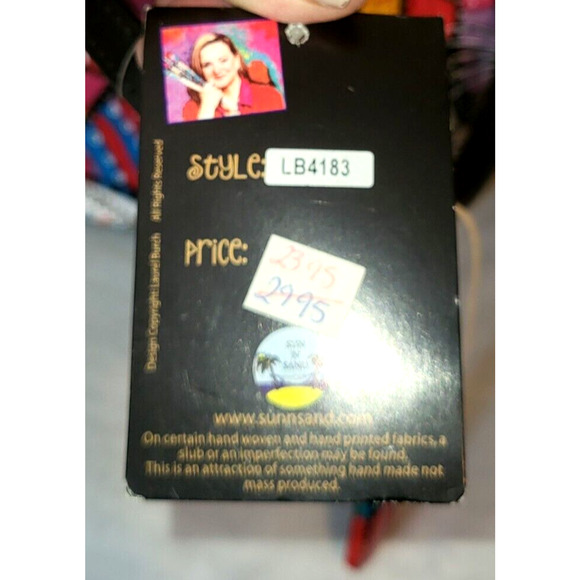 LAUREL BURCH Colorful Cat Print Canvas Shoulder Bag NWT Beaded Crazy Cat Lady - Picture 10 of 12